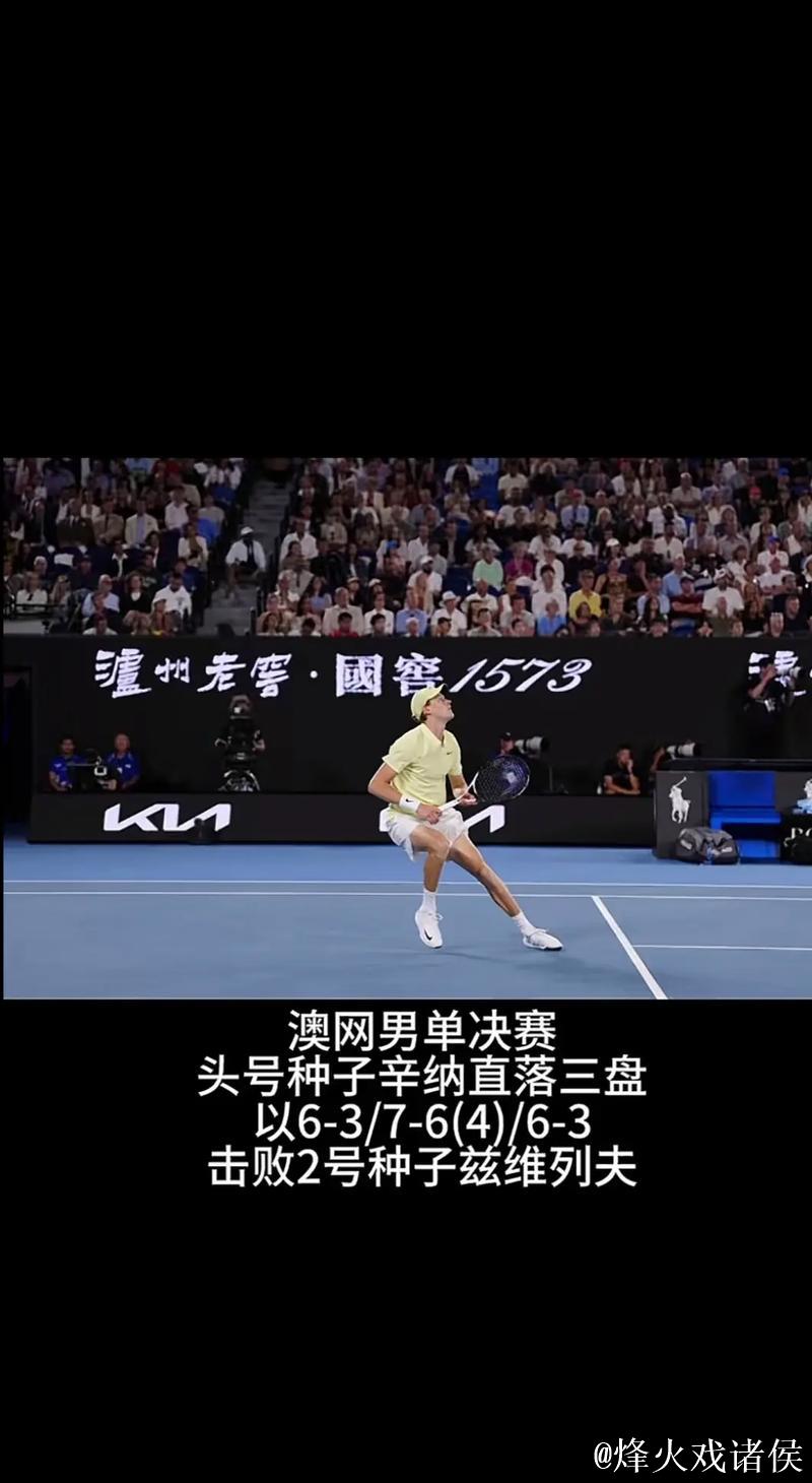 辛纳直落两盘击败德米纳尔 连续3年晋级年终总决赛冠军战